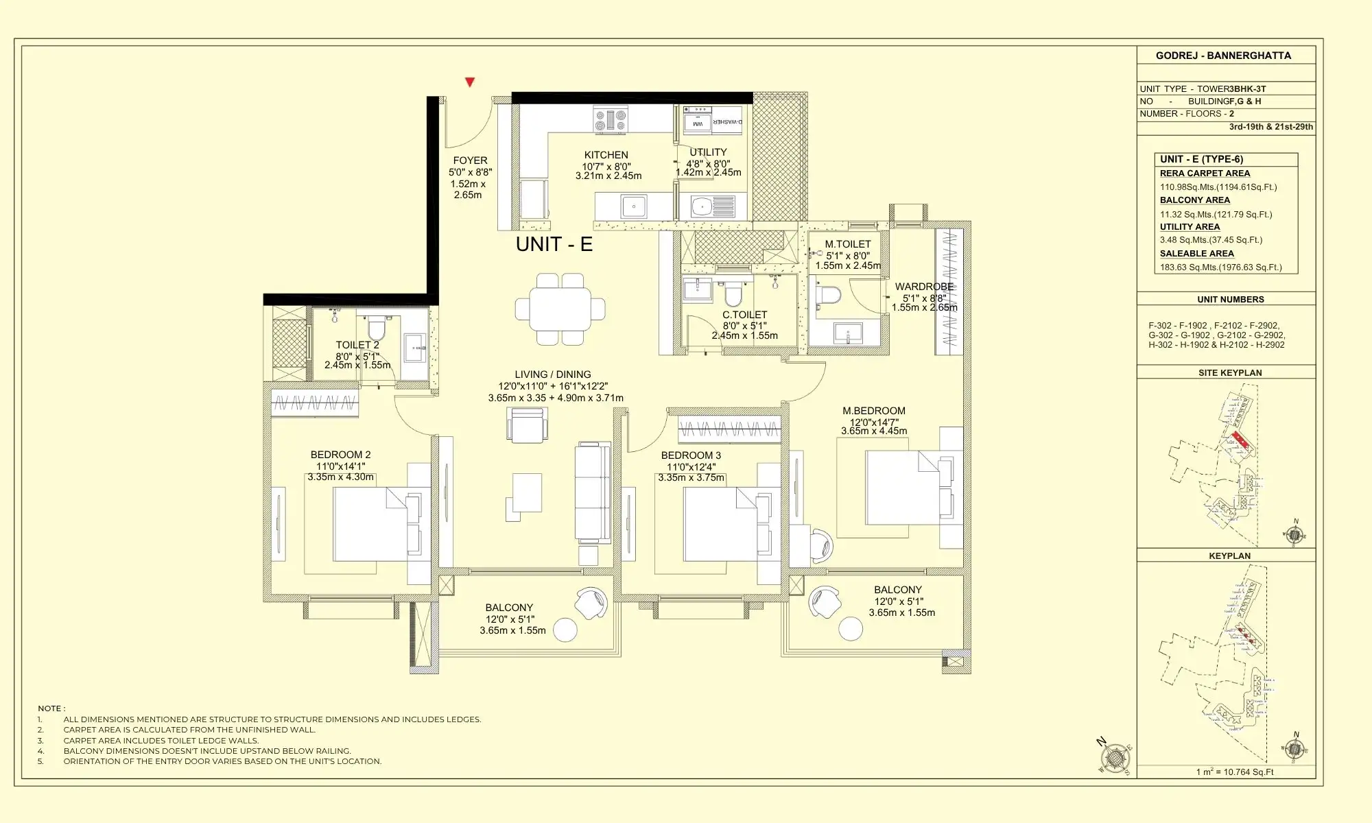 Godrej Sarjapur Floor Plan